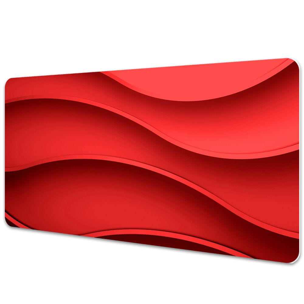 kobercomat.sk Pracovný podložka na stôl abstrakcie červená 90x45 cm 
